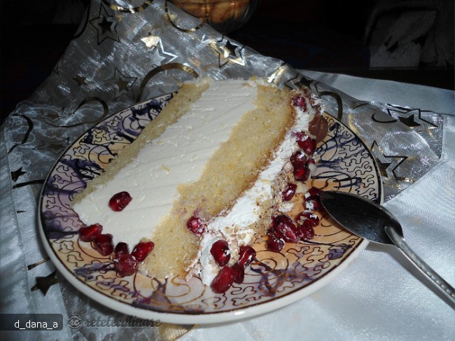 Tort cu crema de sampanie