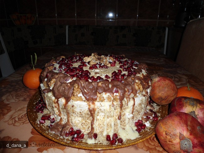 Tort cu crema de sampanie