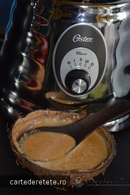 Supa Crema de Cartof Dulce cu Cocos si Curry Rosu - de post, pregatita cu blenderul Oster