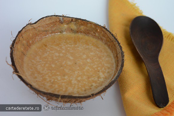 Supa Crema de Cartof Dulce cu Cocos si Curry Rosu - de post, pregatita cu blenderul Oster
