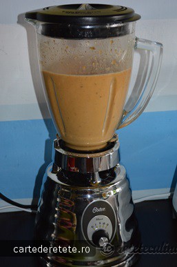 Supa Crema de Cartof Dulce cu Cocos si Curry Rosu - de post, pregatita cu blenderul Oster