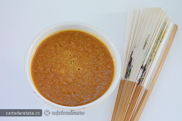 Supa Crema de Morcovi cu Miso - de post, pregatita cu blenderul Oster