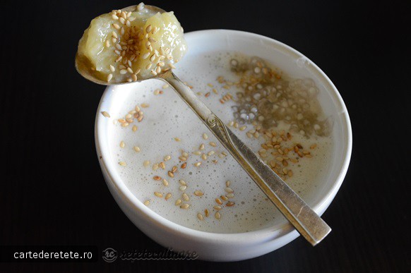 Supa Crema de Banane cu Tapioca - de Post, Pregatita cu Blenderul Oster