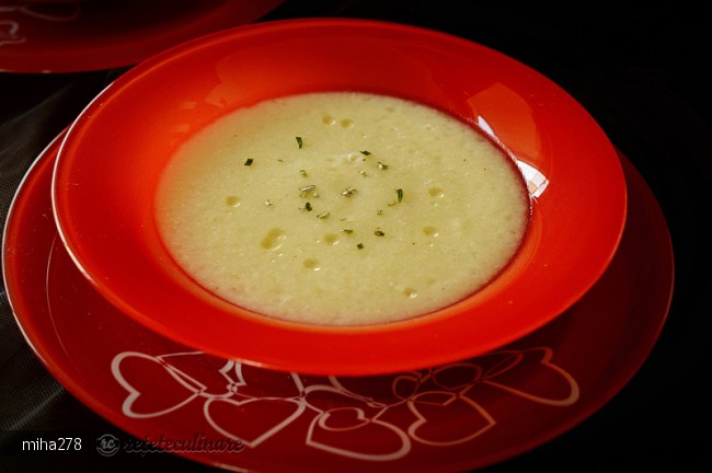 Supa Crema de Usturoi - de post, pregatita cu blenderul Oster