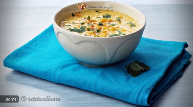 Supa Crema de Porumb cu Caju - de Post cu Blenderul Oster