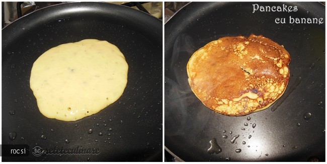 Pancakes cu banane