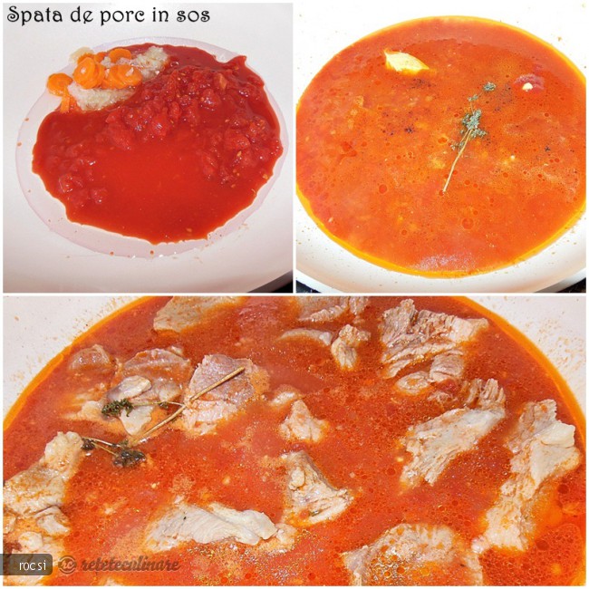 Spata de Porc in Sos