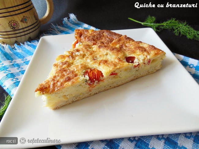 Quiche cu branzeturi