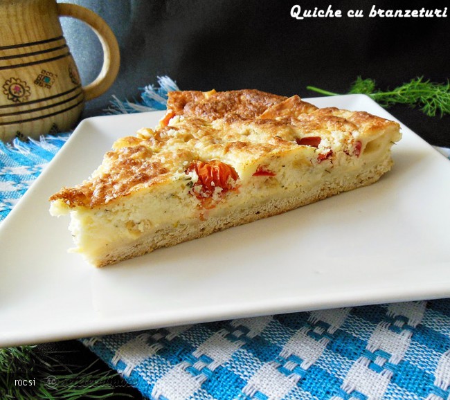 Quiche cu branzeturi