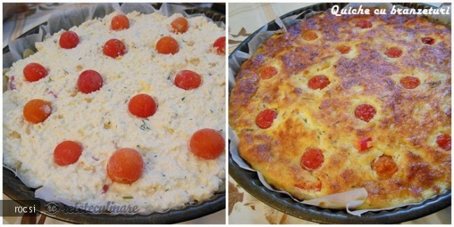 Quiche cu branzeturi