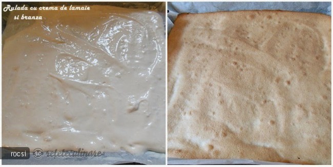 Rulada cu crema de lamaie si branza