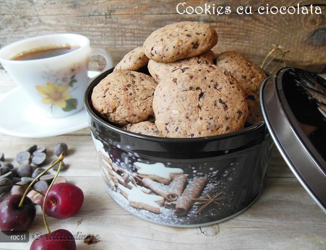 Cookies cu ciocolata