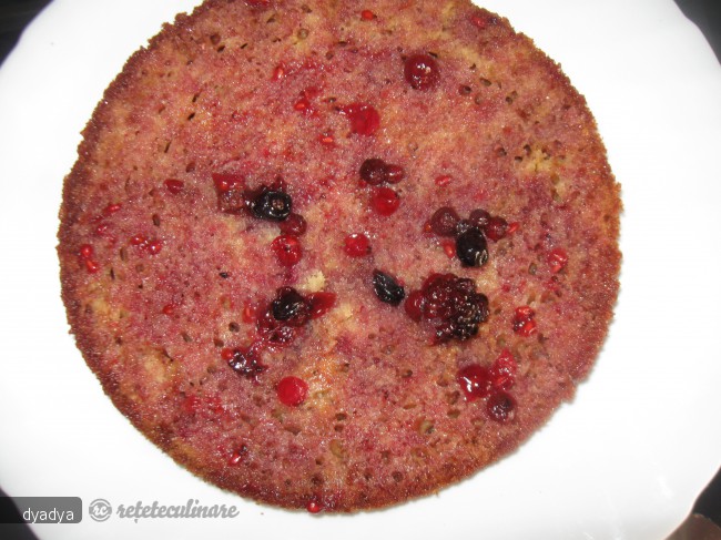 Tort cu Fructe de Padure si Crema de Ciocolata