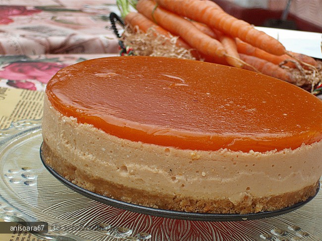 Prajitura cu Nectar de Morcovi si Branza Dulce