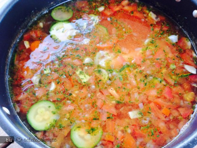 Ciorba din Pulpa de Curcan cu Legume