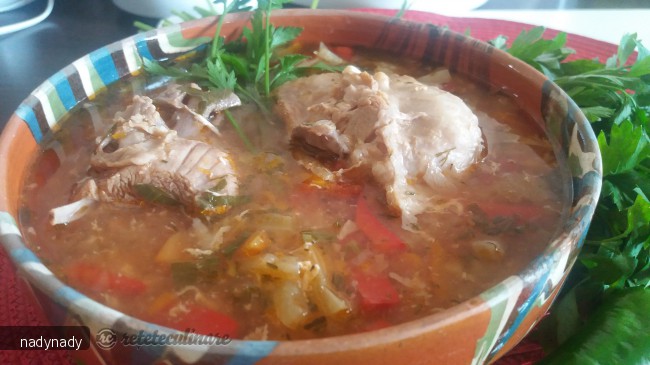 Ciorba de Potroace de Curcan cu Zeama de Varza