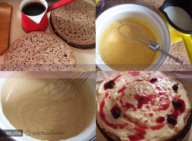 Tort aniversar cu fructe