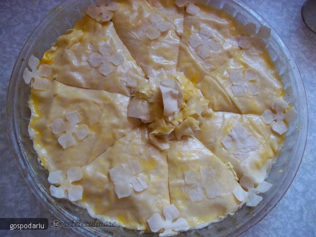 Placinta Yufka cu Branza Dulce