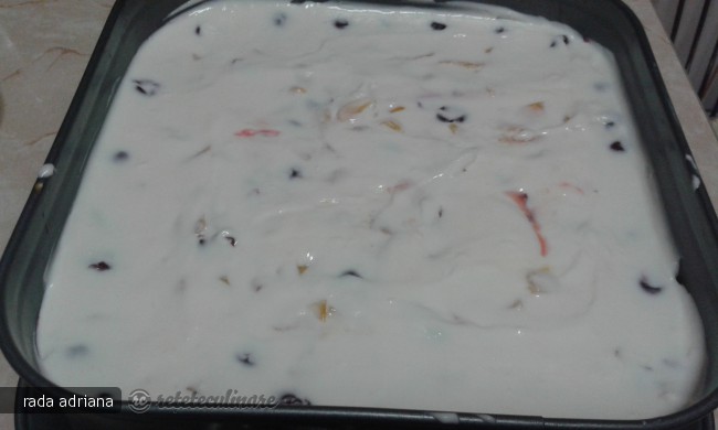 Cheesecake cu Piersici si Visine