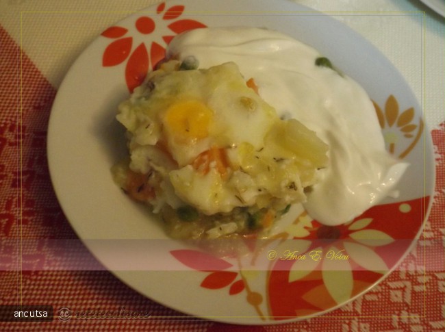Sote de Legume cu Oua