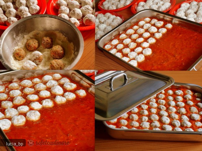 Polpette Alla Pizzaiola - Chiftelute Fierte in Sos de Rosii