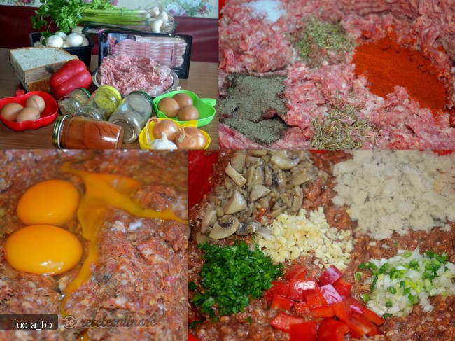 Rulada Festiva de Carne, la Cuptor
