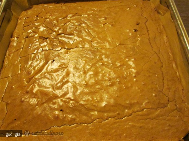 Brownie cu Mascarpone si Caramel