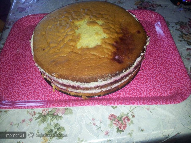 Tort Fluture cu Crema de Sampanie si Fructe de Padure