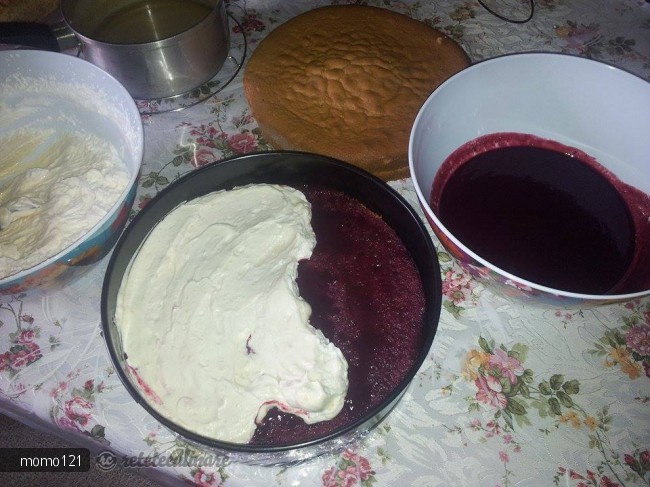 Tort Fluture cu Crema de Sampanie si Fructe de Padure