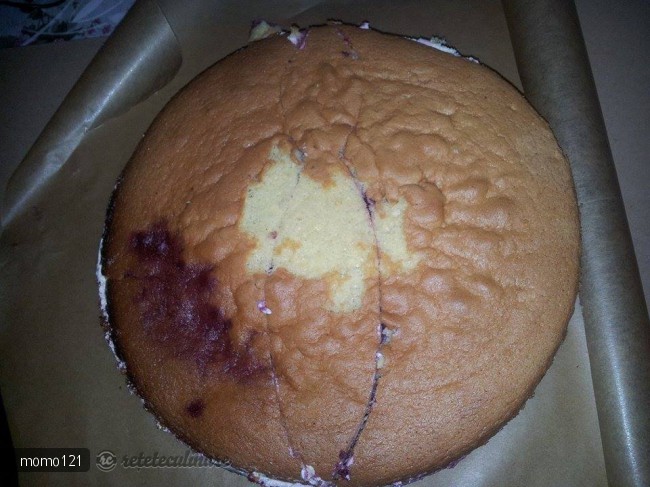 Tort Fluture cu Crema de Sampanie si Fructe de Padure