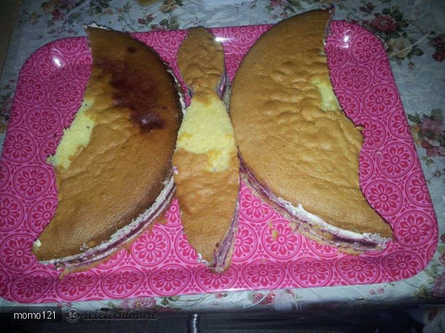 Tort Fluture cu Crema de Sampanie si Fructe de Padure