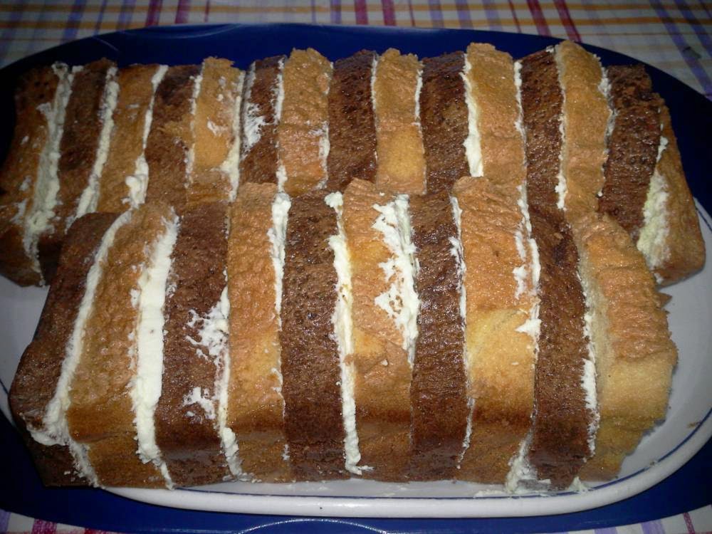 Tort la metru cu glazura de lamaie