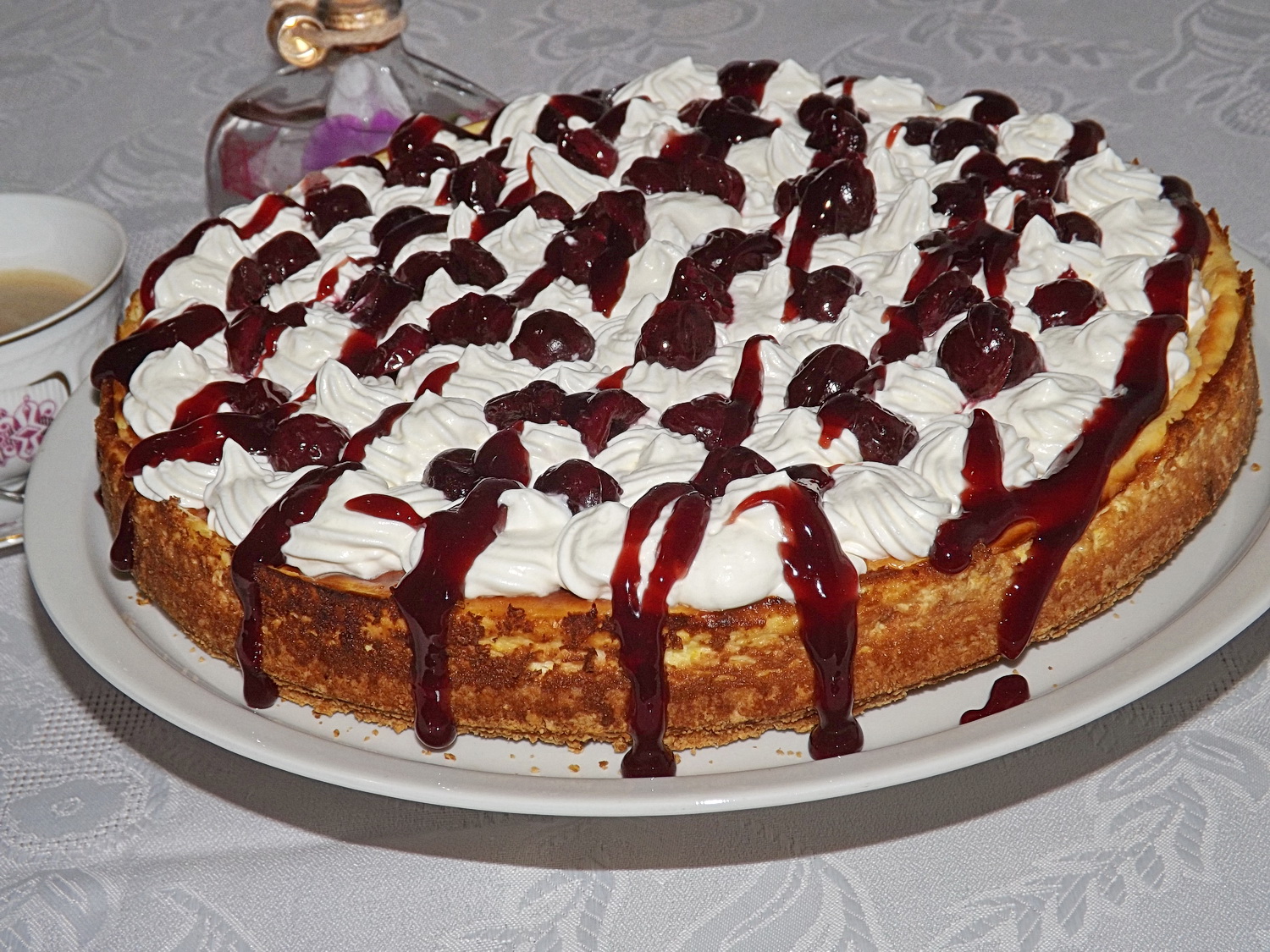 Cheesecake cu cirese