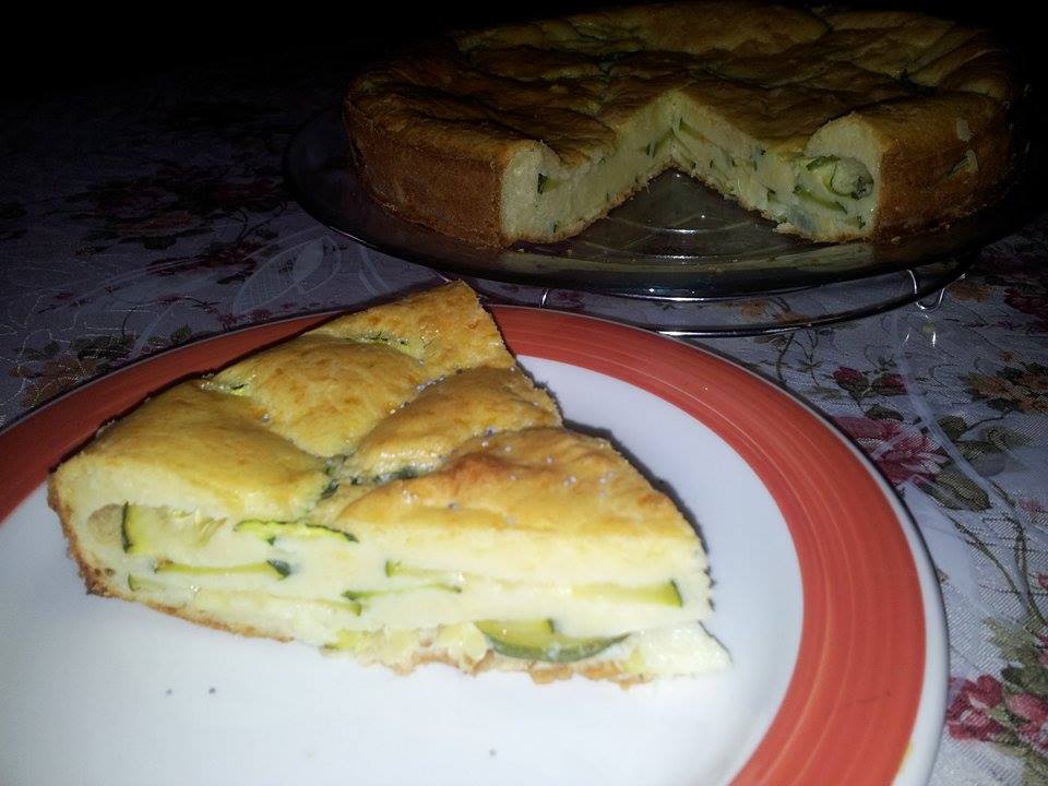 Tarta rustica cu dovlecei