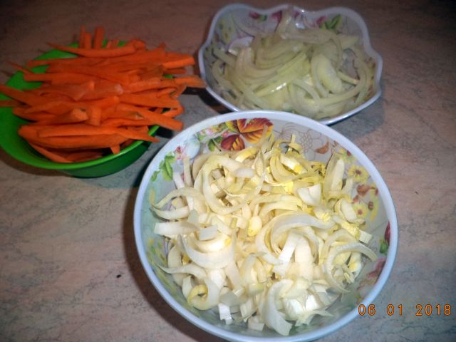 Vitel la gratar cu andive