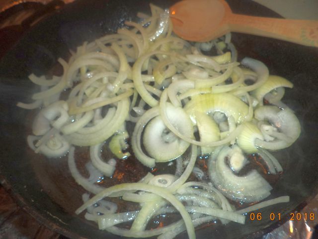 Vitel la gratar cu andive