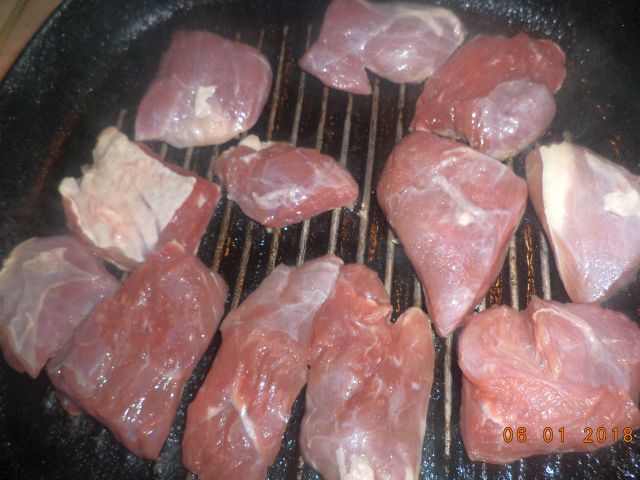 Vitel la gratar cu andive