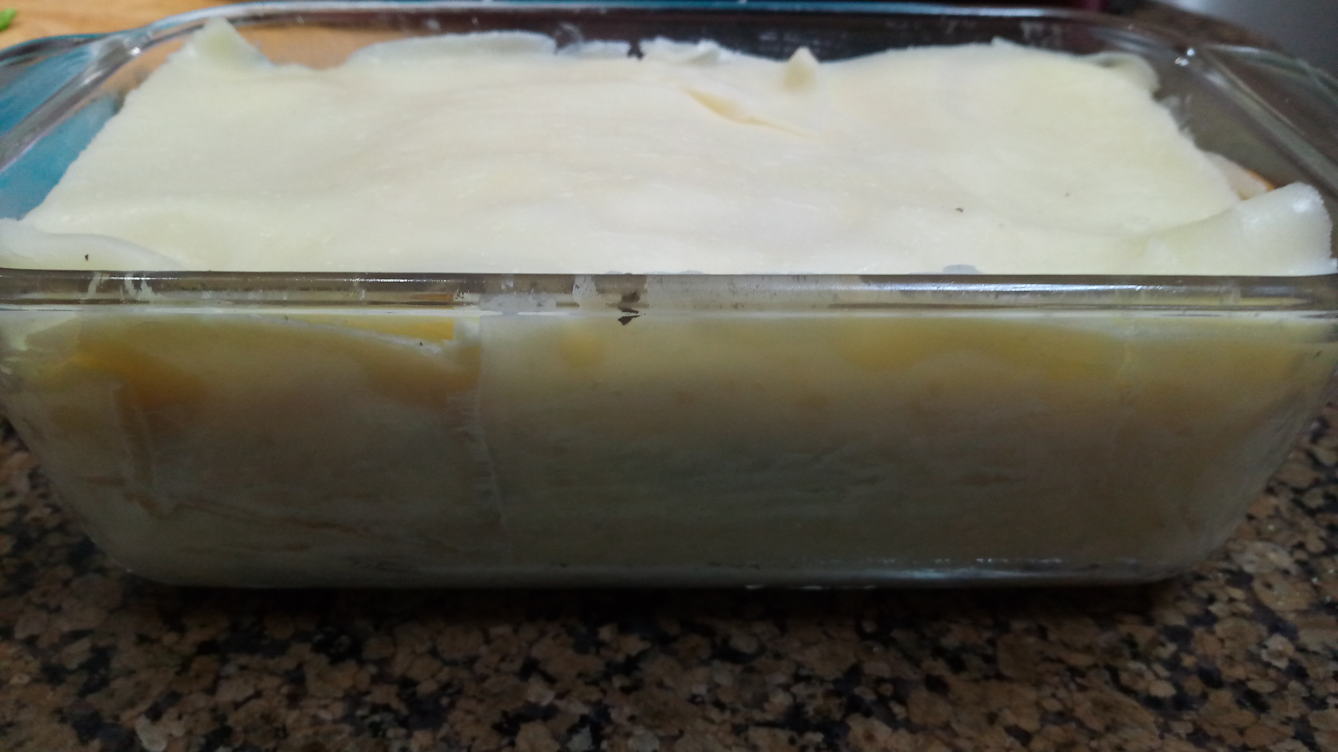 Terina cu legume, cascaval si sunca afumata din piept de curcan