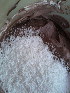 Prajitura cu crema de ciocolata si nuca de cocos