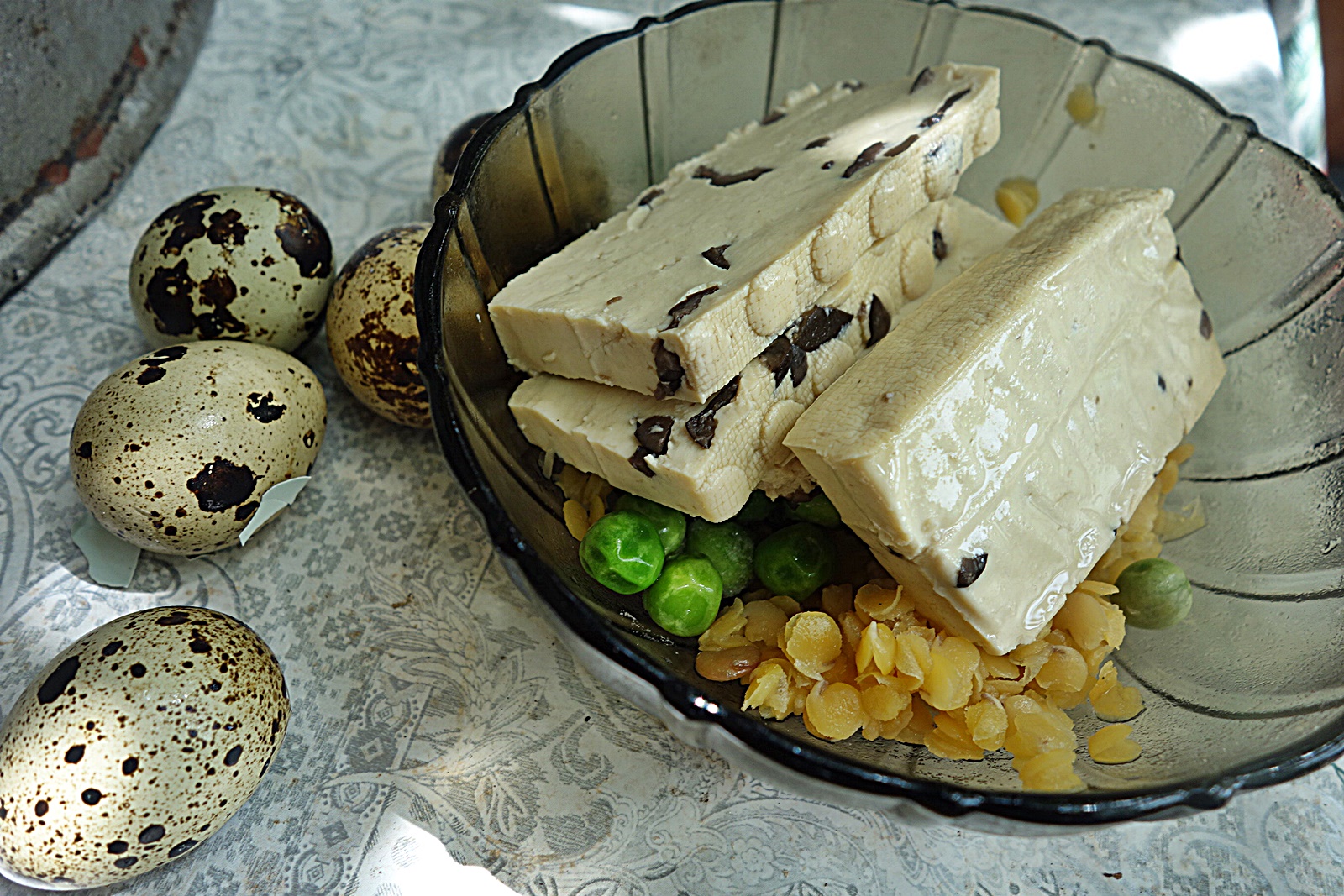 Rondele de vinete umplute cu legume si branza Tofu