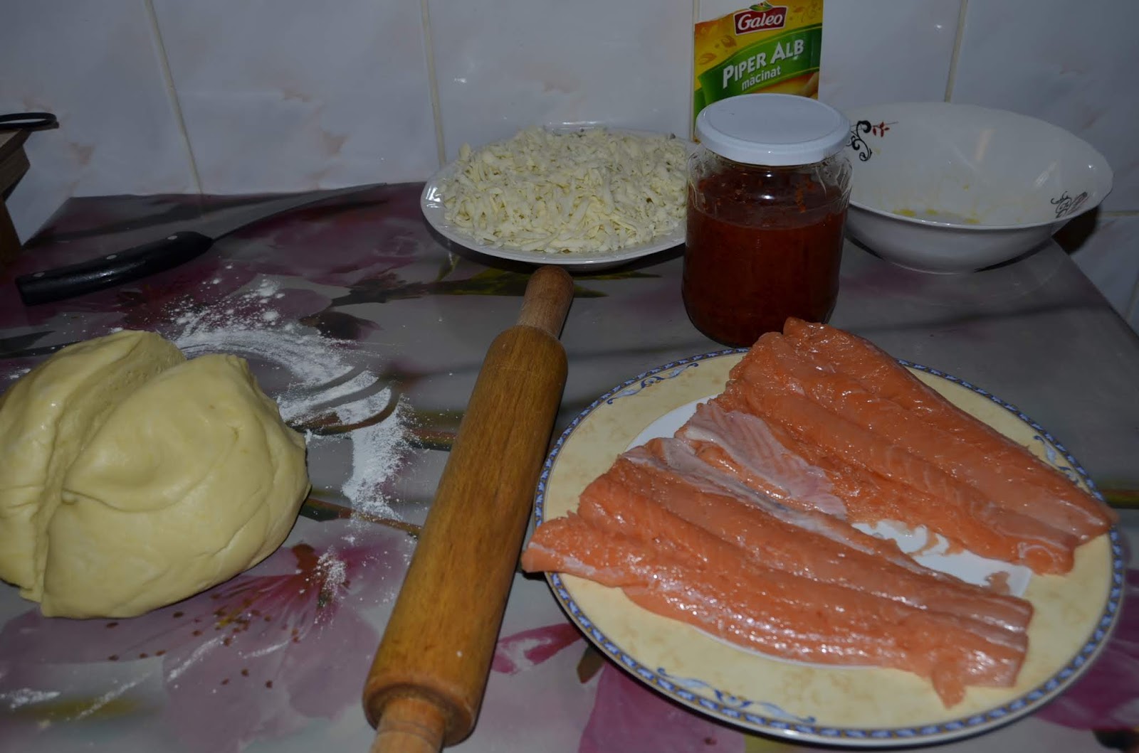 Somon in crusta de aluat
