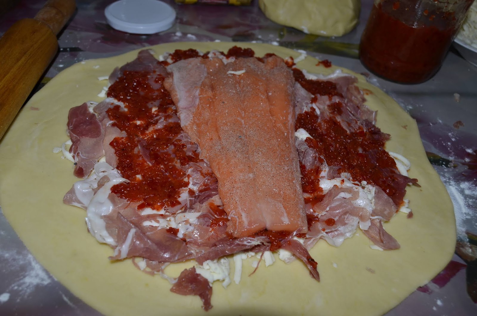 Somon in crusta de aluat