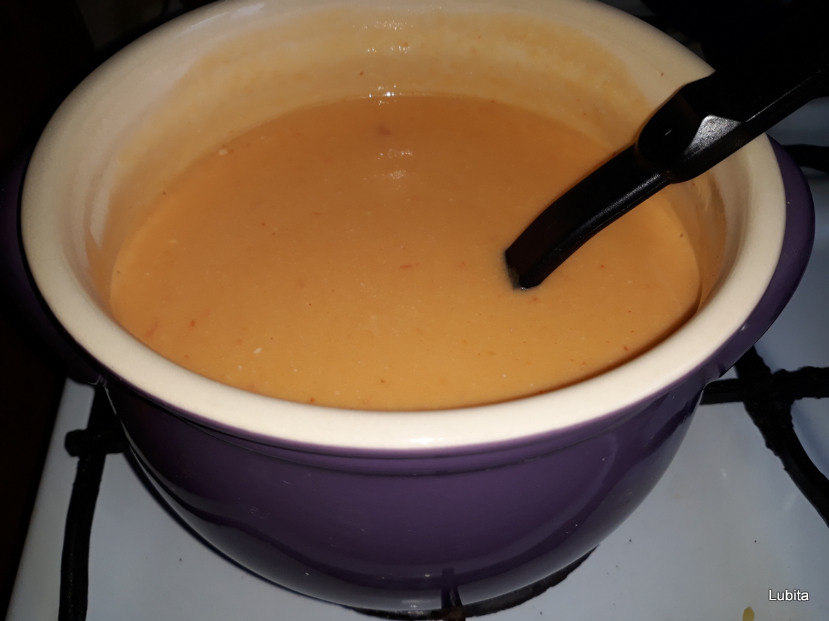 Supa crema de cartofi dulci