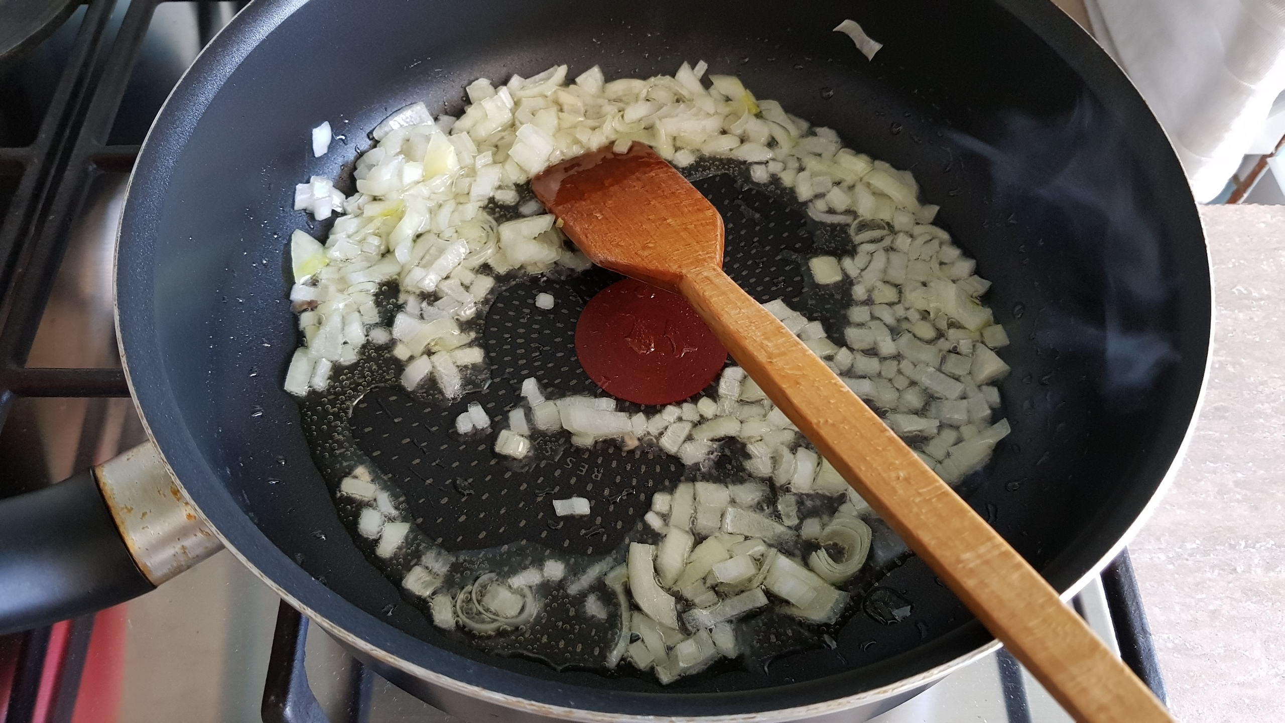 Orez cu ciuperci brune