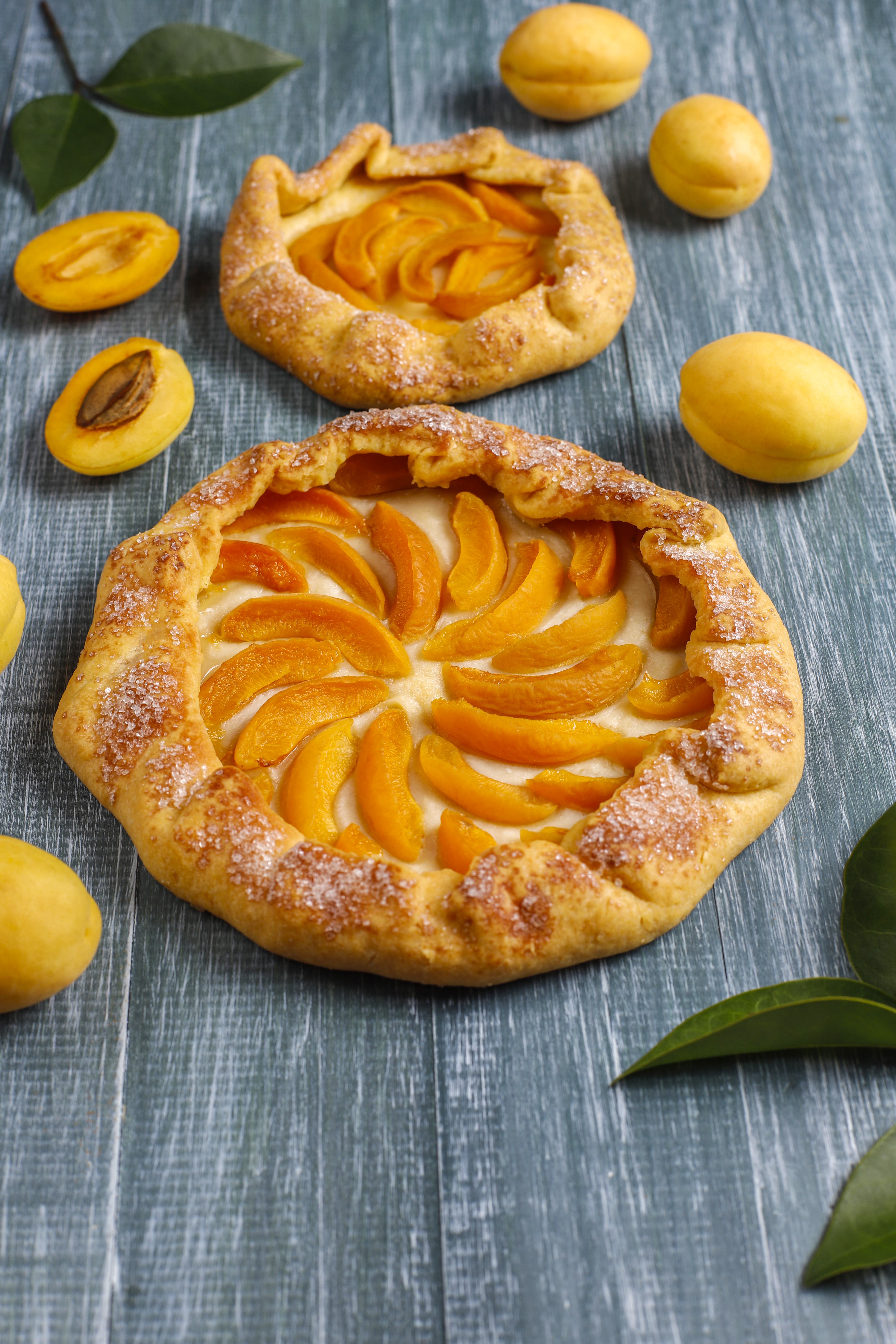 Galette rustica cu caise - prajitura taraneasca si simpla