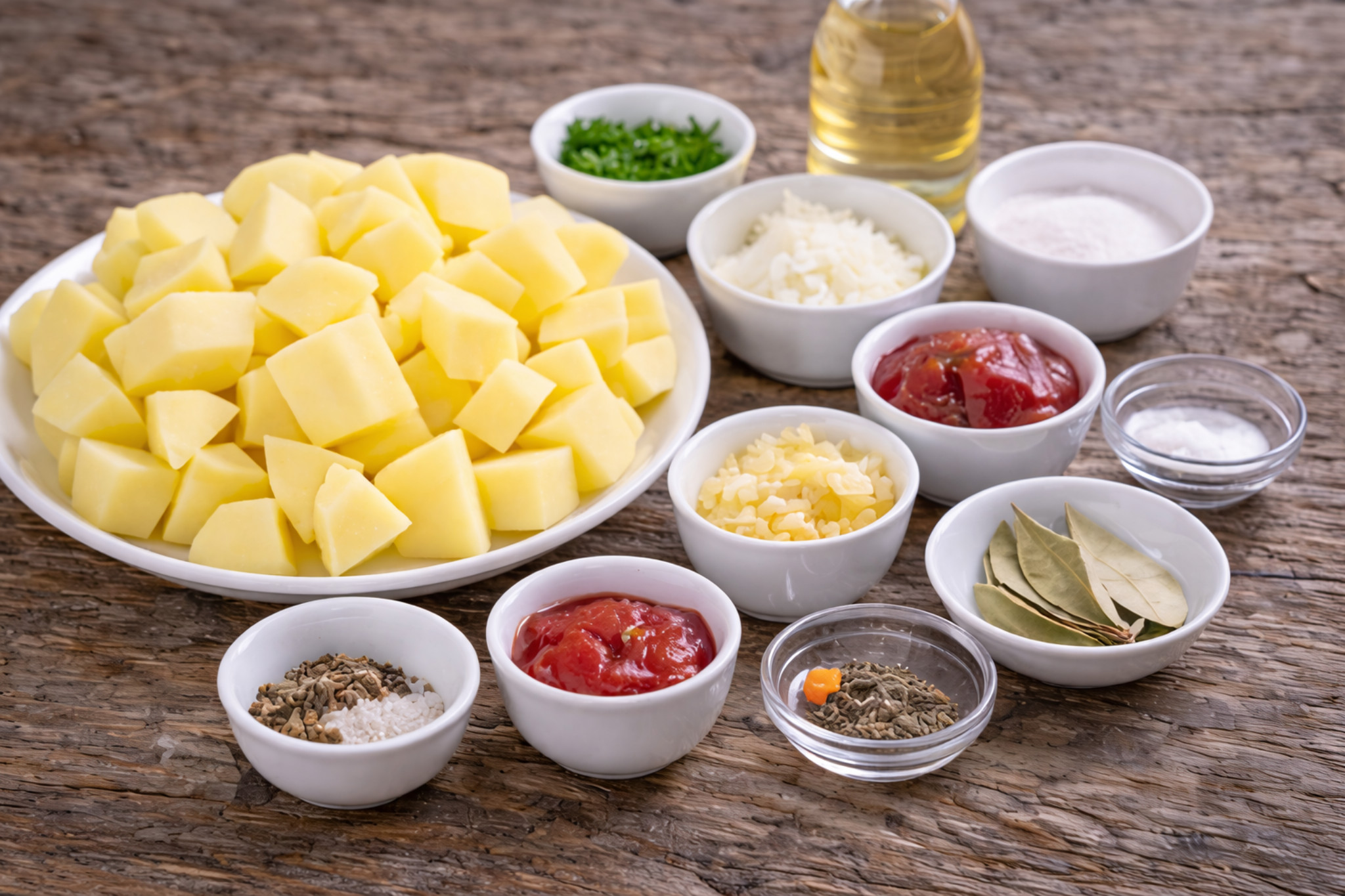 Mancare de cartofi (reteta de casa) - simpla si gustoasa