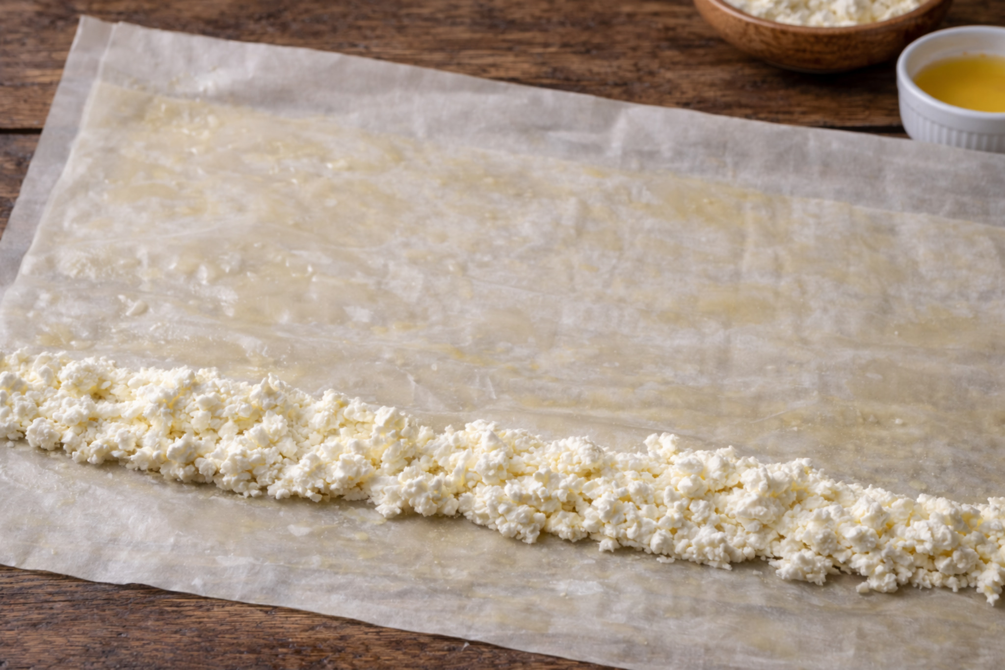 Placinta rasucita cu branza sarata