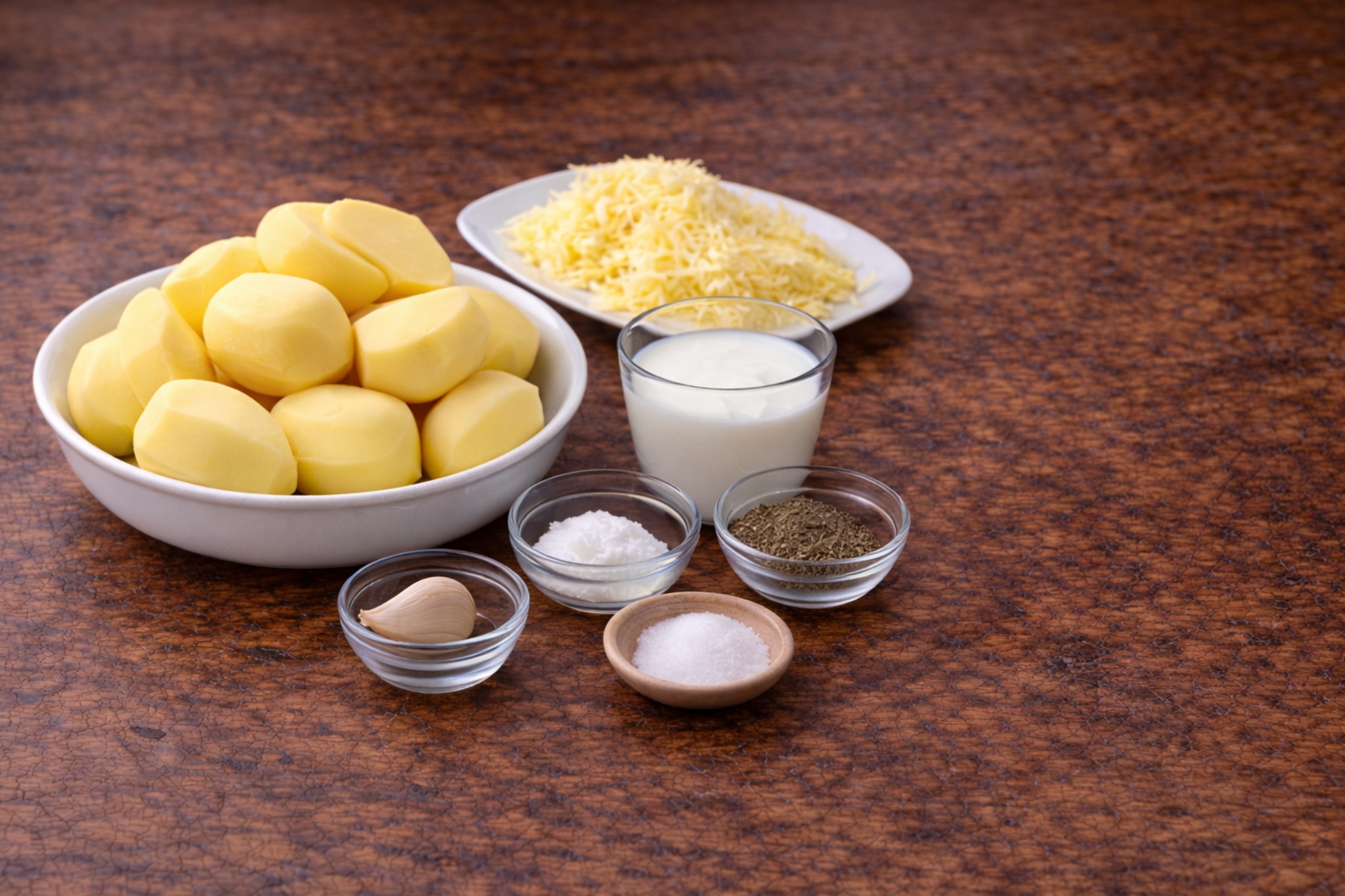 Cartofi gratinati la cuptor - un preparat simplu si satios