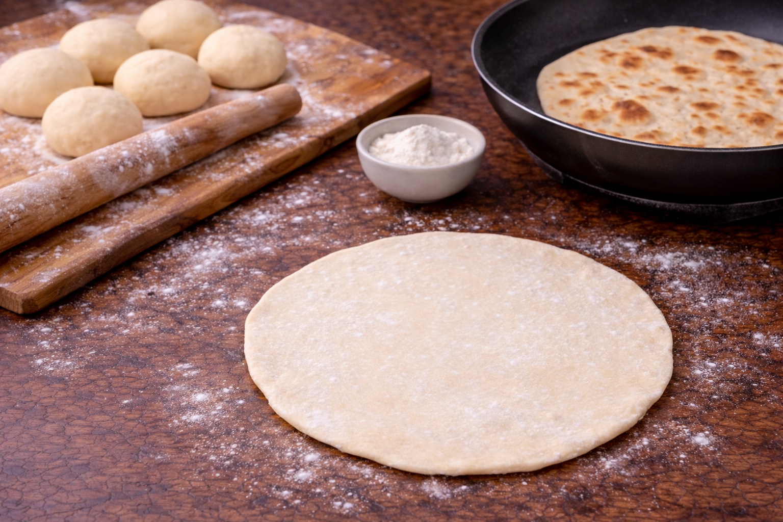 Turte rapide la tigaie - fara drojdie