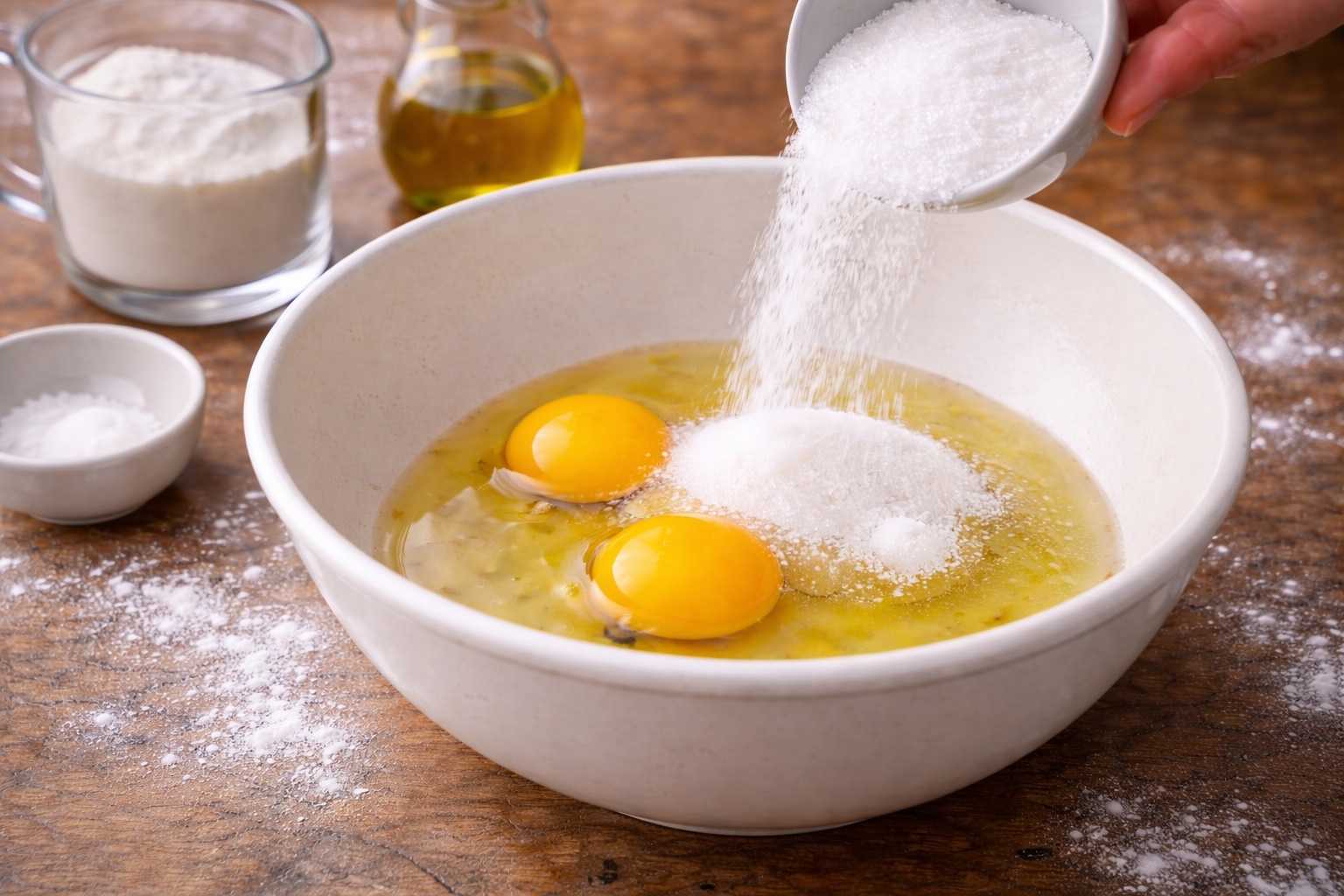 Gogosi facute cu lingura - pufoase la interior, rumene la exterior